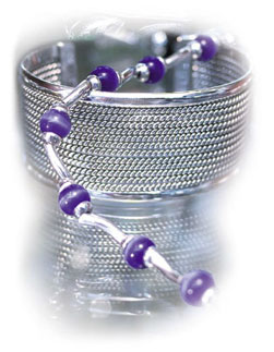 bla bla bla silver bracelet
