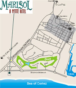 Hotel Marisol Map - San jose del cabo