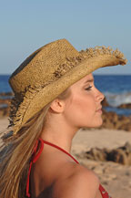 jessica models for cabo hats on location in cabo san lucas mexico