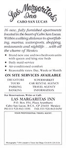 Las Margaritas Inn - Rack Card - back