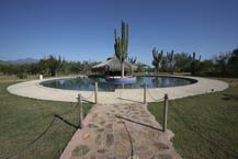 swimming pool at desertica los cabos - multi-adventure park 