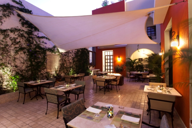 Guaycura Restaurant at Guaycura Boutique Hotel, downtown, Todos Santos, BCS