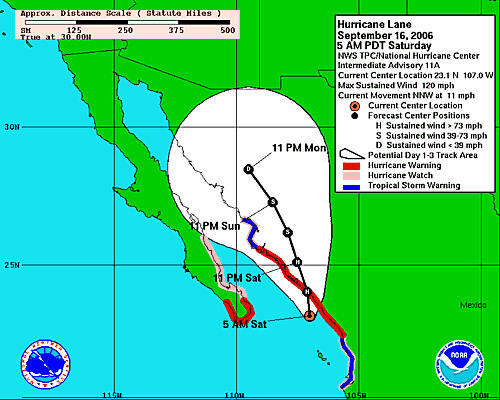 hurricane lane update location chart