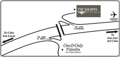 Las Tiendas de Palmilla map