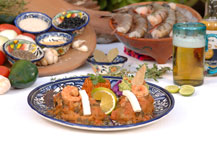 shrimp chiles relleno at mexico mystic restaurant